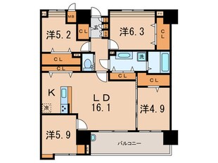 LEGEND157の物件間取画像